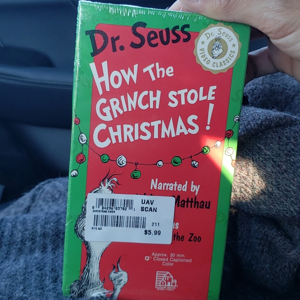 How the Grinch Stole Christmas VHS